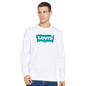 Levis Mens Cotton Crew Neck Sweatshirt