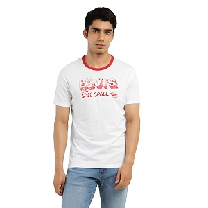 Levis Mens Cotton Regular Fit Graphic T-Shirt