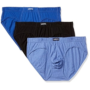 levi39s men39s cotton brief pack of 3 011-brief-p3-74_multi colour_m_blue melangeblacksodalite blue_m