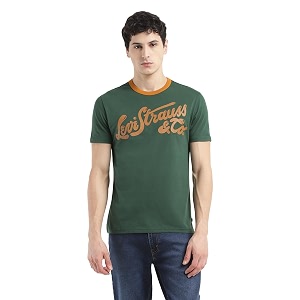 Levis Mens Cotton Regular Fit T-Shirt