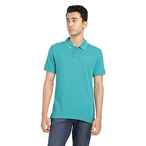 Levis Mens Regular Fit Solid Polo T-Shirt