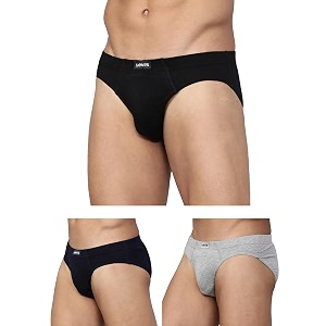 levi39s 011 comfort brief for men  100 pure cotton  breathable  durable  anti-roll waistband  extra supportive gusset  dual layer 3d pouch  tagless amp zero irritation comfort  pack of 3