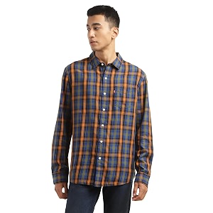 Levis Mens Slim Fit Checkered Shirt