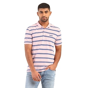 Levis Mens Cotton Regular Fit Polo T-Shirt