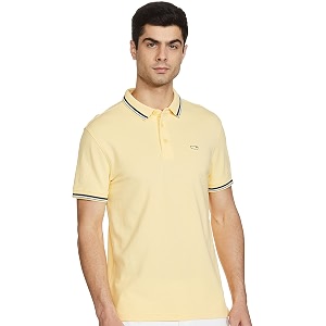 Levis Mens Solid Polo Collar T-Shirt
