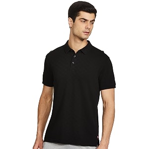 Levis Mens Cotton Regular Fit Solid Polo