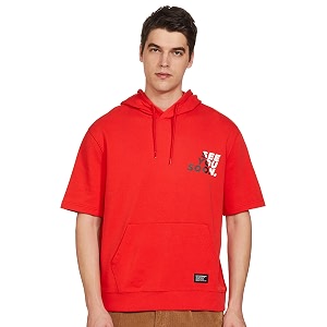 Levis Mens Cotton Hooded Neck Sweatshirt