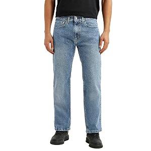 Levis Mens 505 Straight Fit Mid Rise