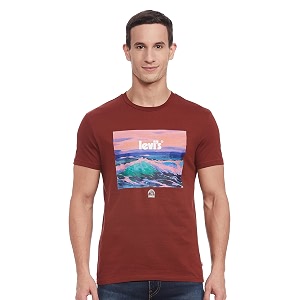 Levis Mens Regular Fit Graphic T-Shirt