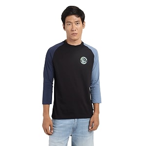 Levis Mens Regular Fit Colorblock T-Shirt