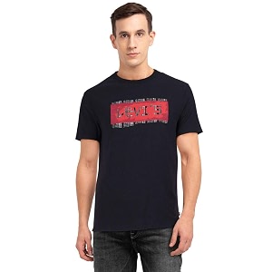 Levis Mens Typographic Crew Neck T-Shirt
