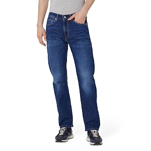 Levis Mens Straight Fit Mid Rise Jeans