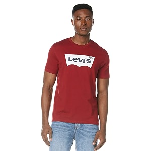 Levis Mens Cotton Regular Fit T-Shirt