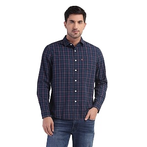 Levis Mens Checked Slim Fit Shirt
