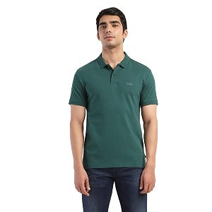 Levis Mens Regular Fit Self Design T-Shirt