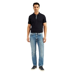 Levis Mens Mid Rise Fitted Jeans
