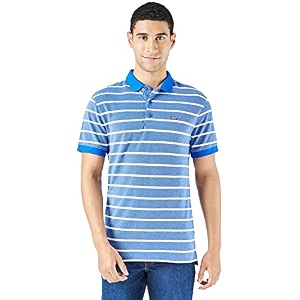 Levis Mens Cotton Regular Fit Stripes Polo