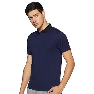 Levis Mens Solid Regular Fit Polo