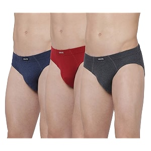 levi39s men39s cotton brief pack of 3 pr81886_dk g mel red nmel_s_dk grey melangerednmelange_s