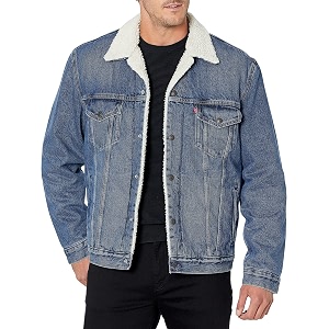 Levis Mens Sherpa Cotton Blend Standard Length