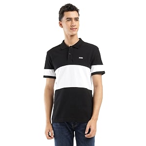 Levis Mens Cotton Regular Fit Solid Polo