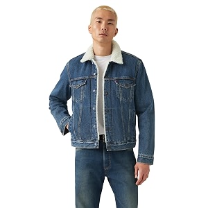 Levis Mens Sherpa Cotton Blend Standard Length