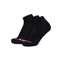 Levi's LS301 Men's Compact Cotton Stretch Ankle Low Cut Half Terry Socks with Cushioned Sole (Pack of 3)