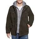 Levi's Men's Washed Cotton Hooded Military Jacket (Regular &amp; Big &amp; Tall Sizes)