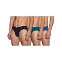 Levi's Men's Cotton BRIEF (Pack of 3) (PR79806_Navy, Teal, Night_Large_Navy,Teal,Night_L)