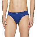 Levi's Men's Cotton BRIEF (Pack of 3) (#011-BRIEF-P3-75_BlueMel,Navy,Blue_S_Blue Melange,Navy,Sodalite Blue_S)
