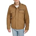 LEVI'S Men's Washed Cotton Military Jacket (Regular &amp; Big &amp; Tall Sizes)