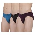 Levi's Men's Cotton BRIEF (Pack of 3) (PR80476_Teal, Brown, Wine_Large_Teal,Brown,Wine_L)