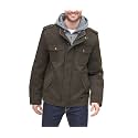 Levi's Men's Washed Cotton Hooded Military Jacket (Regular &amp; Big &amp; Tall Sizes)