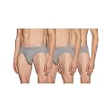 Levi's Men's Cotton BRIEF (Pack of 3) (PR78166_Lt G mel Lt G mel Lt G mel_L_Lt. Grey Melange,Lt. Grey Melange,Lt. Grey Melange_L)