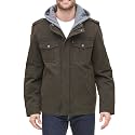 Levi's Men's Washed Cotton Hooded Military Jacket (Regular &amp; Big &amp; Tall Sizes)
