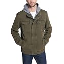 Levi's Men's Washed Cotton Hooded Military Jacket (Regular &amp; Big &amp; Tall Sizes)