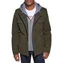 Levi's Men's Washed Cotton Hooded Military Jacket (Regular &amp; Big &amp; Tall Sizes)
