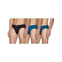 Levi's Men's Cotton BRIEF (Pack of 3) (PR80326_Teal, Brown, Night_Small_Teal,Brown,Night_S)