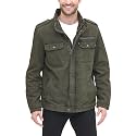 LEVI'S Men's Washed Cotton Military Jacket (Regular &amp; Big &amp; Tall Sizes)