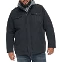 Levi's Men's Washed Cotton Hooded Military Jacket (Regular &amp; Big &amp; Tall Sizes)