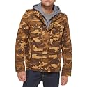 Levi's Men's Washed Cotton Hooded Military Jacket (Regular &amp; Big &amp; Tall Sizes)