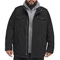 Levi's Men's Washed Cotton Hooded Military Jacket (Regular &amp; Big &amp; Tall Sizes)