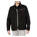 LEVI'S Men's Washed Cotton Military Jacket (Regular &amp; Big &amp; Tall Sizes)