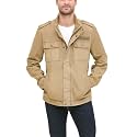 LEVI'S Men's Washed Cotton Military Jacket (Regular &amp; Big &amp; Tall Sizes)