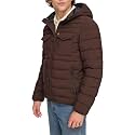 Levi's Men's Water Resistant Hooded Puffer Jacket Coat