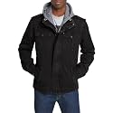 Levi's Men's Washed Cotton Hooded Military Jacket (Regular &amp; Big &amp; Tall Sizes)