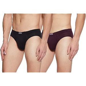 levi39s 011 comfort brief for men  100 pure cotton  breathable  durable  anti-roll waistband  extra supportive gusset  dual layer 3d pouch  tagless amp zero irritation comfort  pack of 2