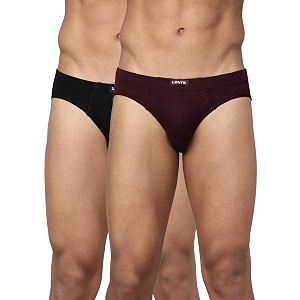 levi39s 011 comfort brief for men  100 pure cotton  breathable  durable  anti-roll waistband  extra supportive gusset  dual layer 3d pouch  tagless amp zero irritation comfort  pack of 2