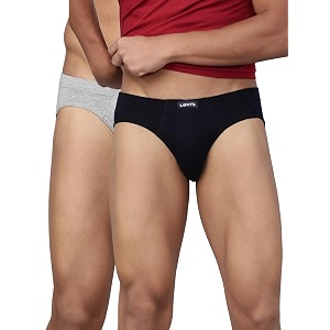 levi39s 011 comfort brief for men  100 pure cotton  breathable  durable  anti-roll waistband  extra supportive gusset  dual layer 3d pouch  tagless amp zero irritation comfort  pack of 2