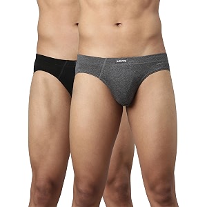 levi39s 011 comfort brief for men  100 pure cotton  breathable  durable  anti-roll waistband  extra supportive gusset  dual layer 3d pouch  tagless amp zero irritation comfort  pack of 2